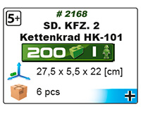 Véhicule tout-terrain allemand Sd.Kfz.2 Kettenkrad HK-101